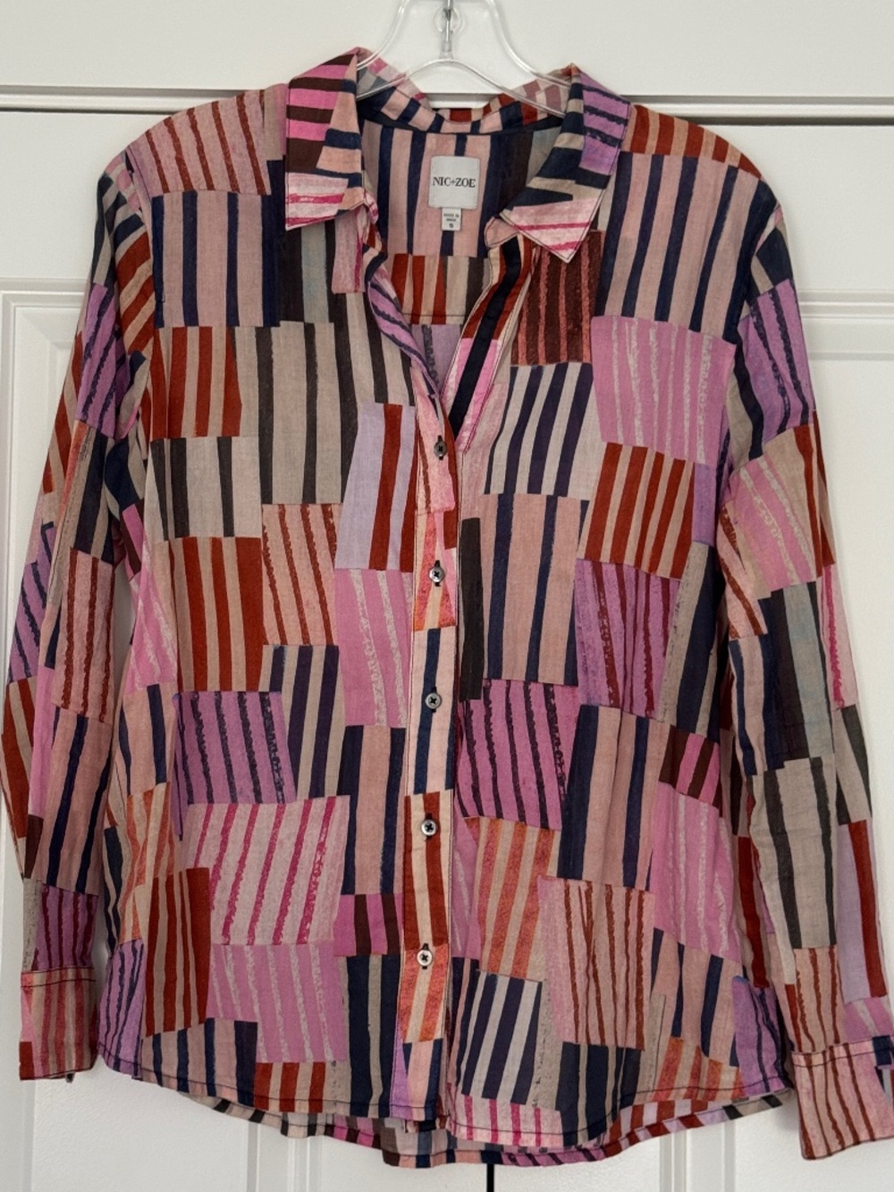 Nic + Zoe 100% Cotton Blouse